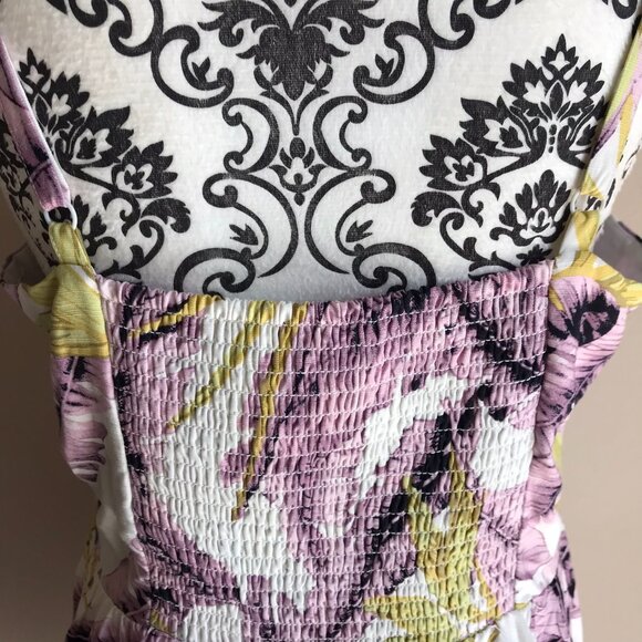 LOFT Paradise Tiered Mini Dress - Whisper White - Size 10 - Picture 9 of 10